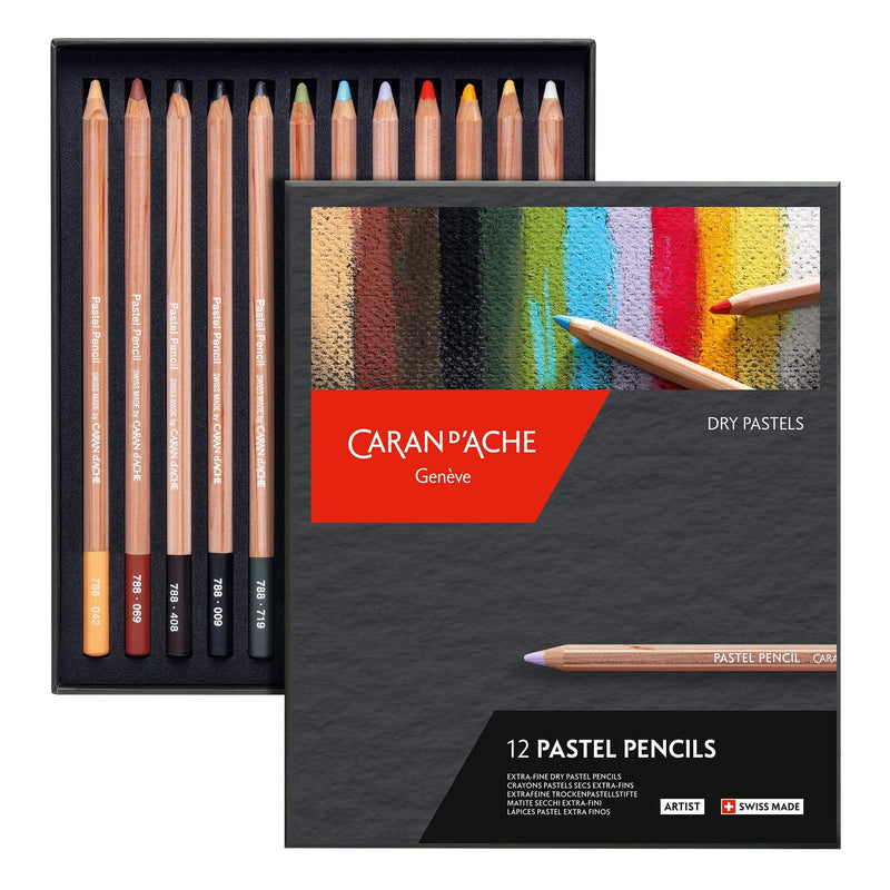 Caran d'Ache Pastel Pencils Set of 12