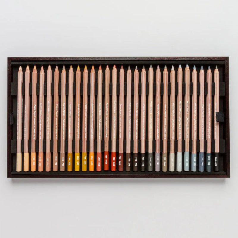 Caran d'Ache Pastel Pencils Wooden Box Set of 84