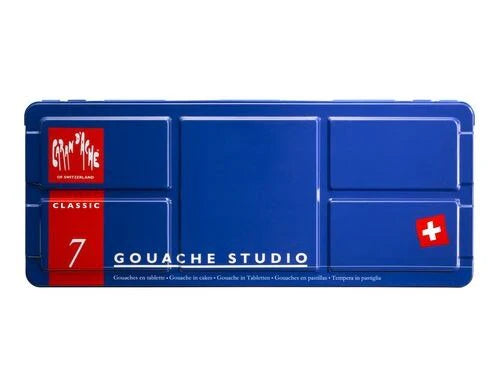 Caran d'Ache Studio Gouache Paints Set of 7