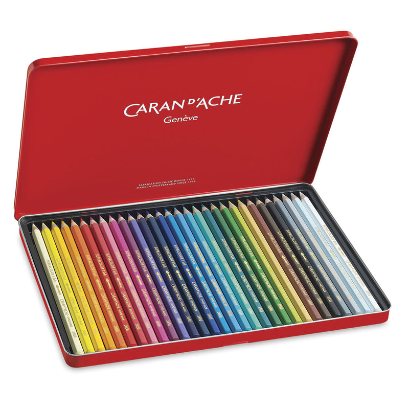 Caran D'ache Supracolour Soft Aquarelle Colour Pencil Set of 30