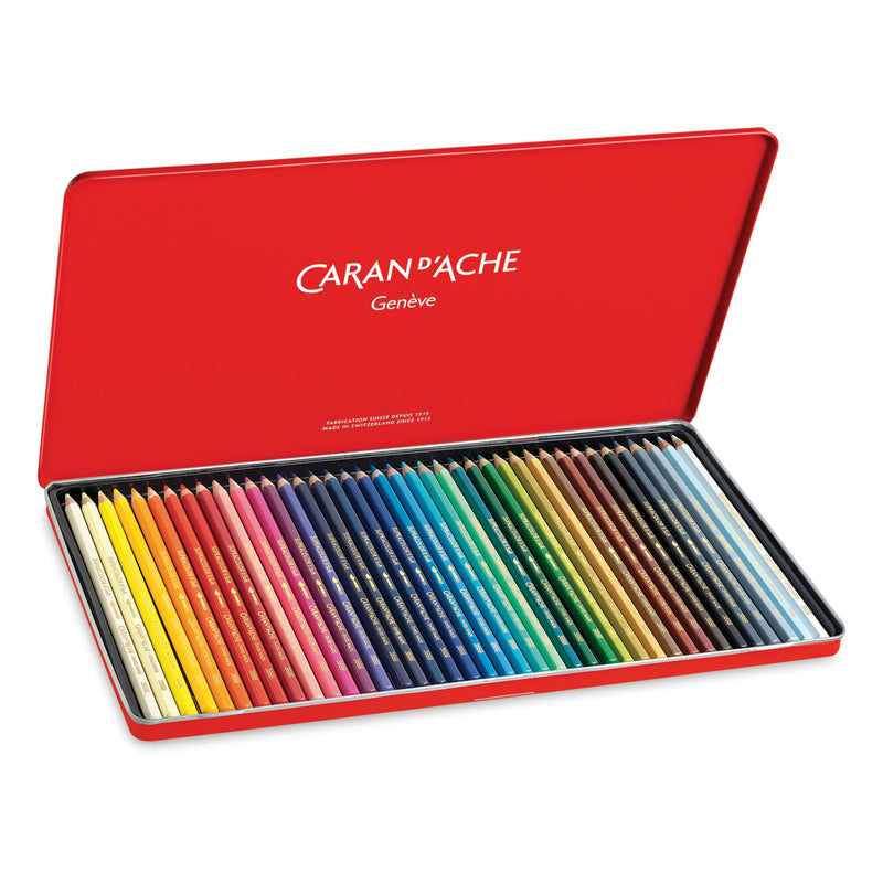 Caran D'ache Supracolour Soft Aquarelle Colour Pencil Set of 40