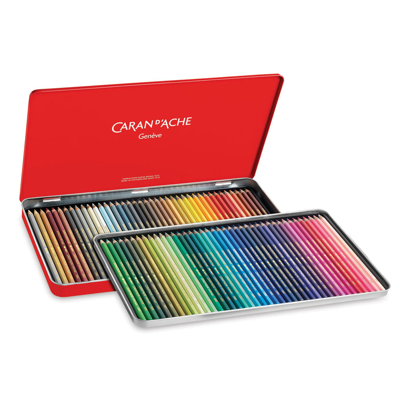 Caran D'ache Supracolour Soft Aquarelle Colour Pencil Set of 80