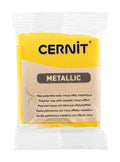 Cernit 56g Metallic Polymer Clay#Colour_YELLOW