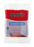 Cernit No1 56g Polymer Clay#Colour_XMAS RED