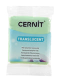 Cernit 56g Translucent Polymer Clay#Colour_LIME GREEN