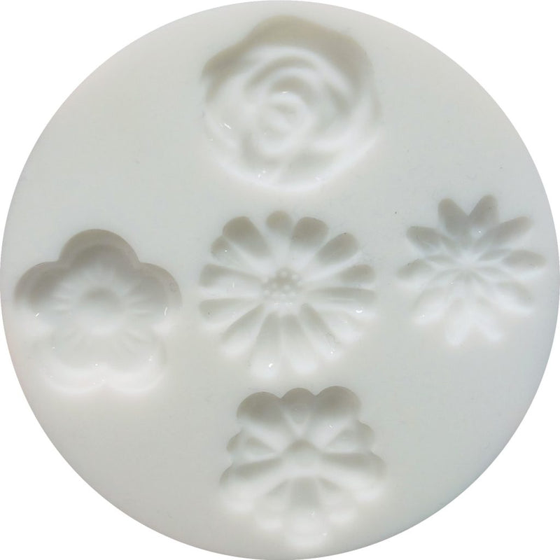 Cernit 7cm Flowers Silicone Mould