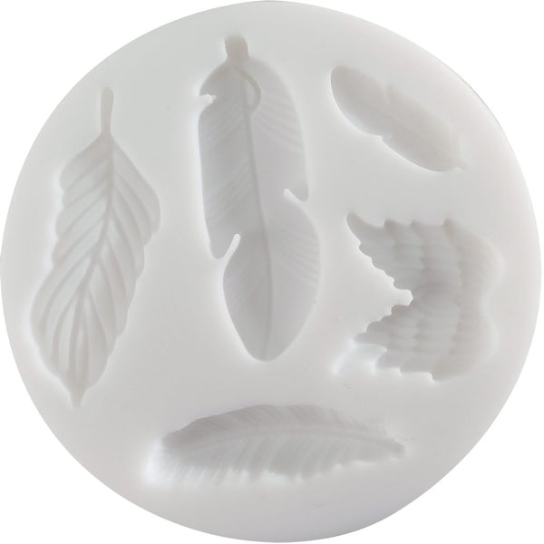 Cernit 7cm Feathers Silicone Mould