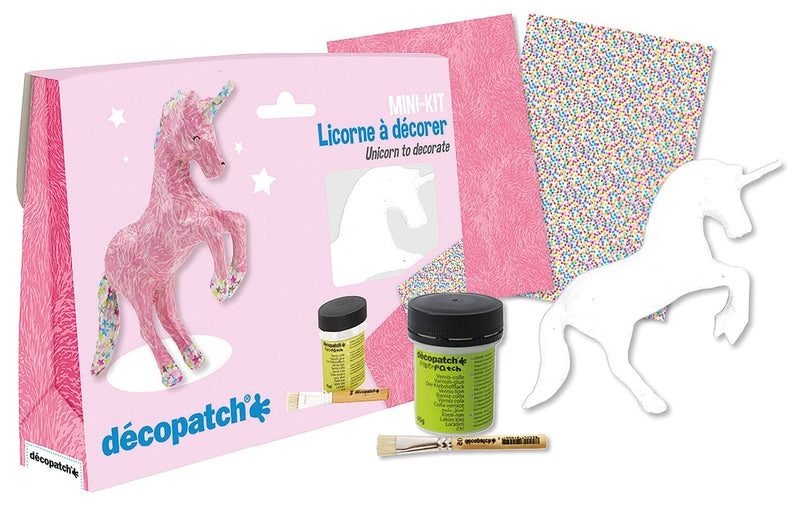 Decopatch Unicorn Mini Mache Kit