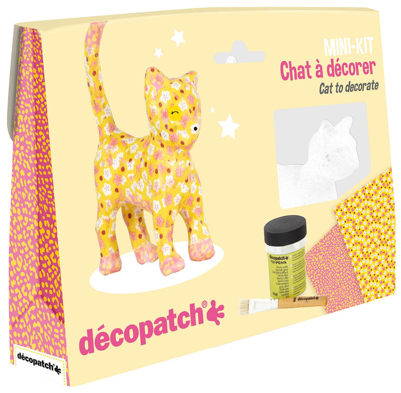 Decopatch Cat Mini Mache Kit