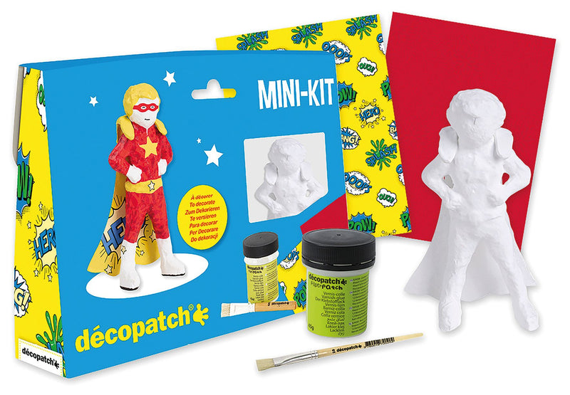 Decopatch Superhero Mini Mache Kit