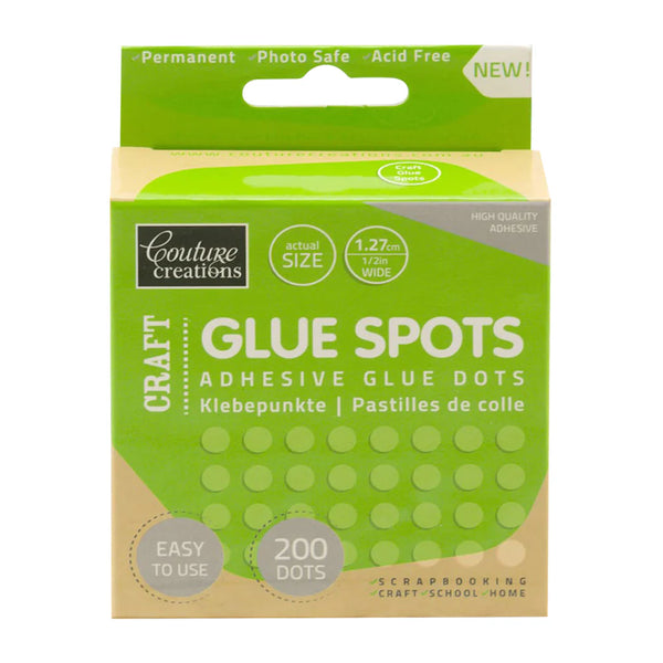 Couture Creations Adhesive 3D Glue Spots 200 Pieces