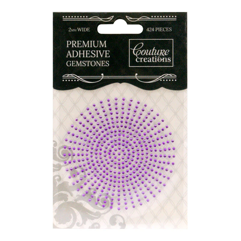 Couture Creations 2mm Adhesive Gemstones 424 Pieces