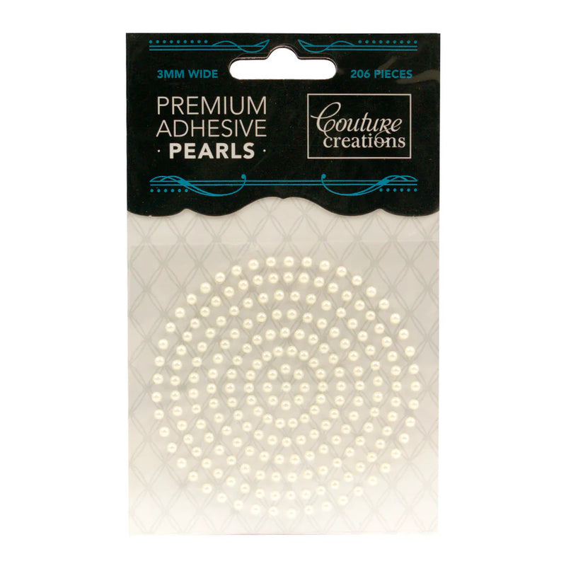 Couture Creations 3mm Adhesive Pearls 206 Pieces