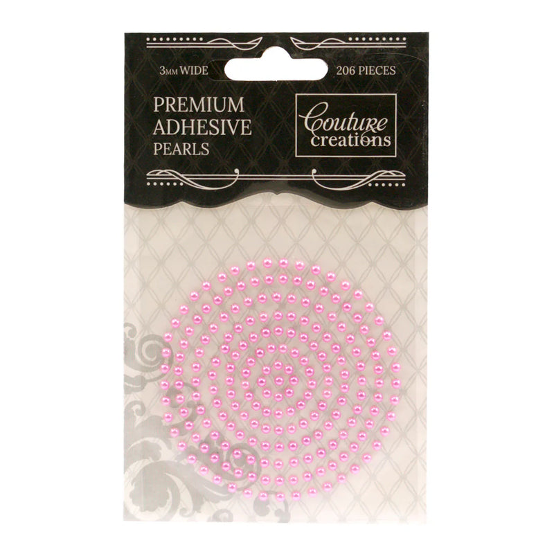 Couture Creations 3mm Adhesive Pearls 206 Pieces