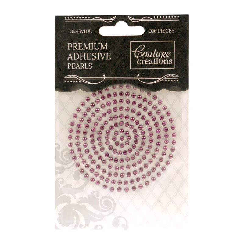 Couture Creations 3mm Adhesive Pearls 206 Pieces