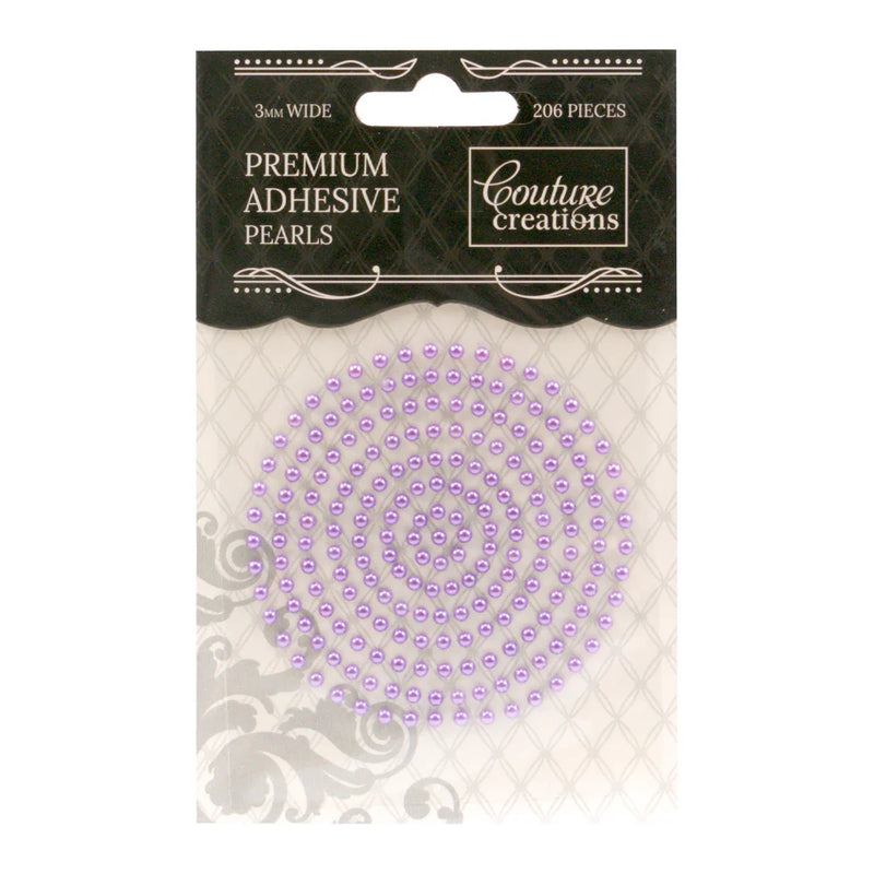 Couture Creations 3mm Adhesive Pearls 206 Pieces