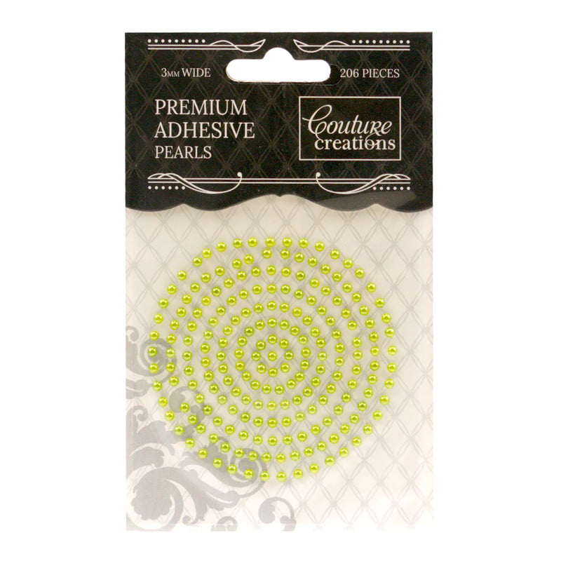 Couture Creations 3mm Adhesive Pearls 206 Pieces