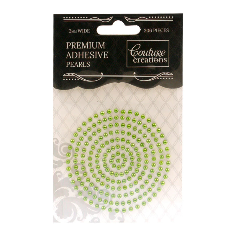 Couture Creations 3mm Adhesive Pearls 206 Pieces