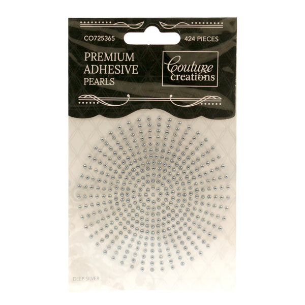 Couture Creations 2mm Adhesive Pearls 424 Pieces#Colour_ANTIQUE SILVER