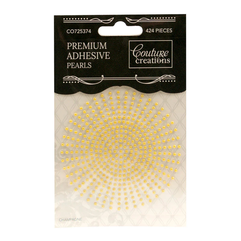 Couture Creations 2mm Adhesive Pearls 424 Pieces