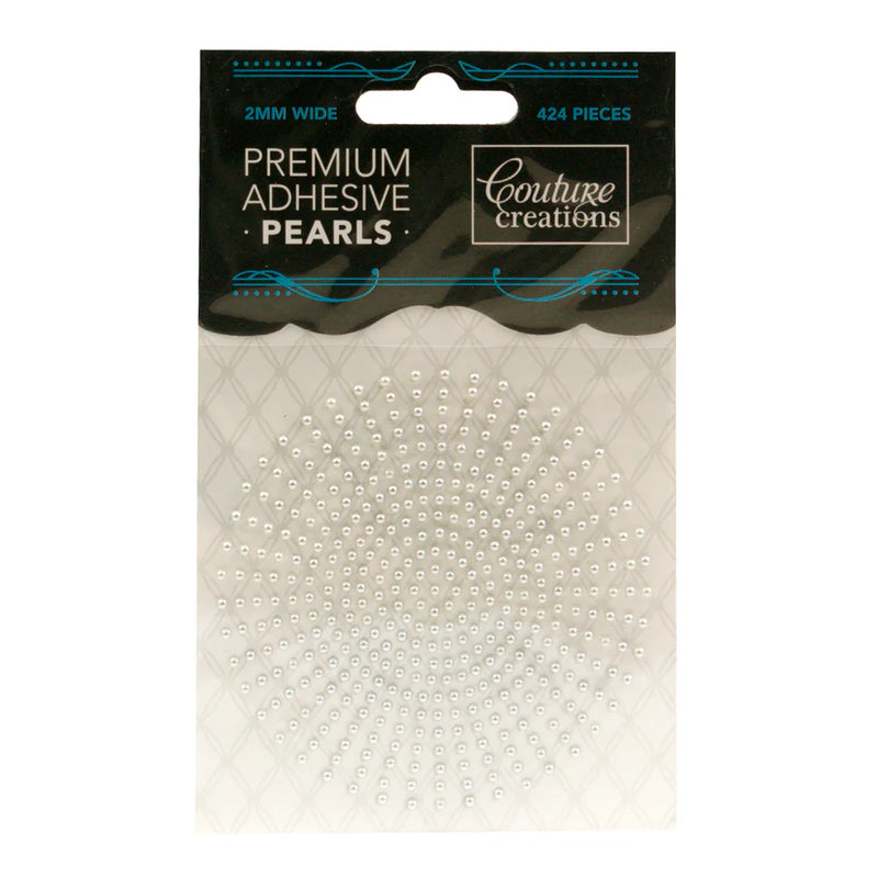 Couture Creations 2mm Adhesive Pearls 424 Pieces