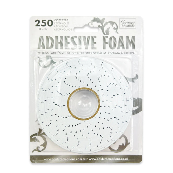 Couture Creations Adhesive Foam Rectangles On Roll 250 Pieces