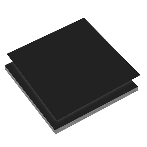 Couture Creations 12x12" 280gsm Smooth Cardstock Pack of 10 Sheets#Colour_BLACK