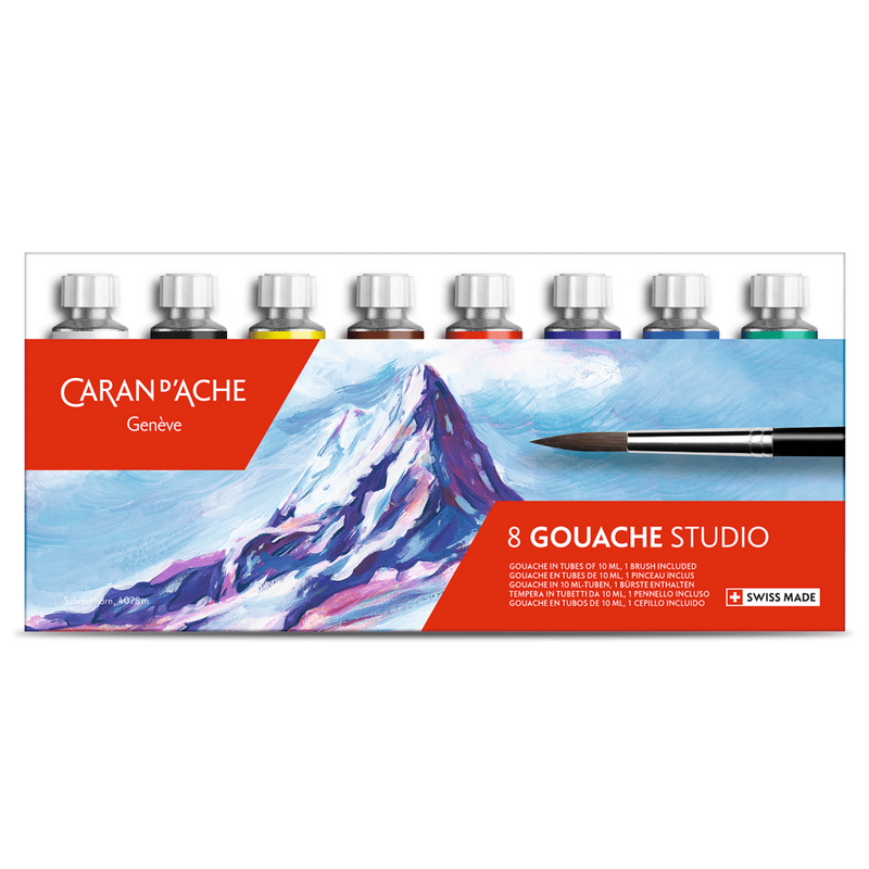 Caran D'ache Gouache Paint Set Of 8