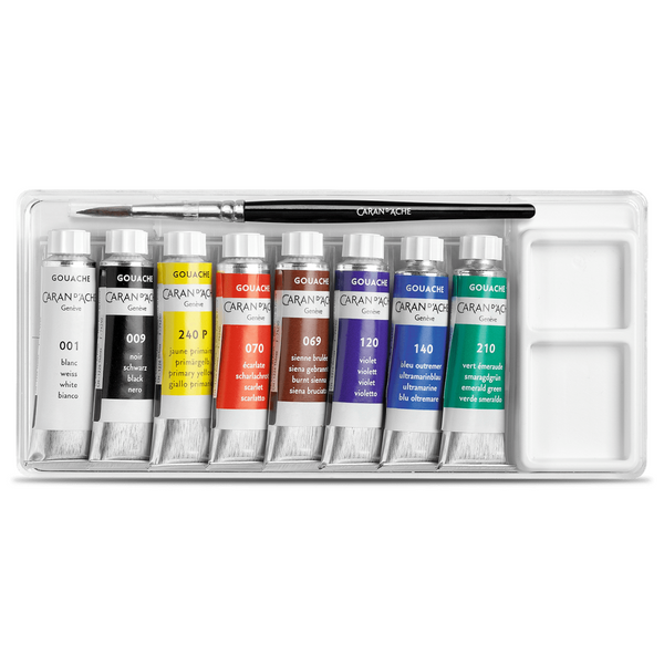 Caran D'ache Gouache Paint Set Of 8