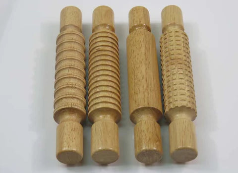 Das Patterned Rolling Pin Set Of 4