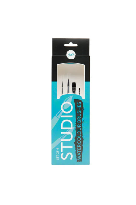 Das Studio Watercolour Brushes Set of 4