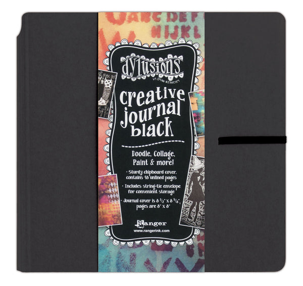 Ranger Dylusions Creative Black Square Journal