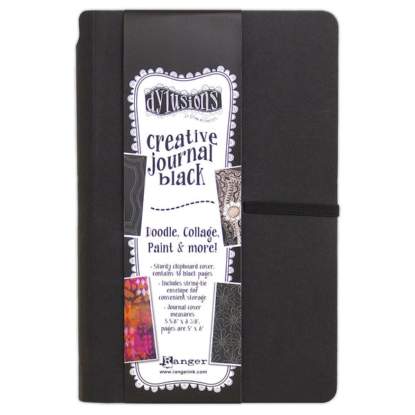 Ranger Dylusions Black Small Journal