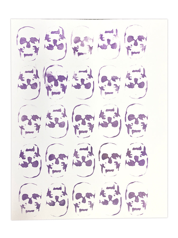 Ranger Dylusions Large 9x12 INCH Skulls Stencil