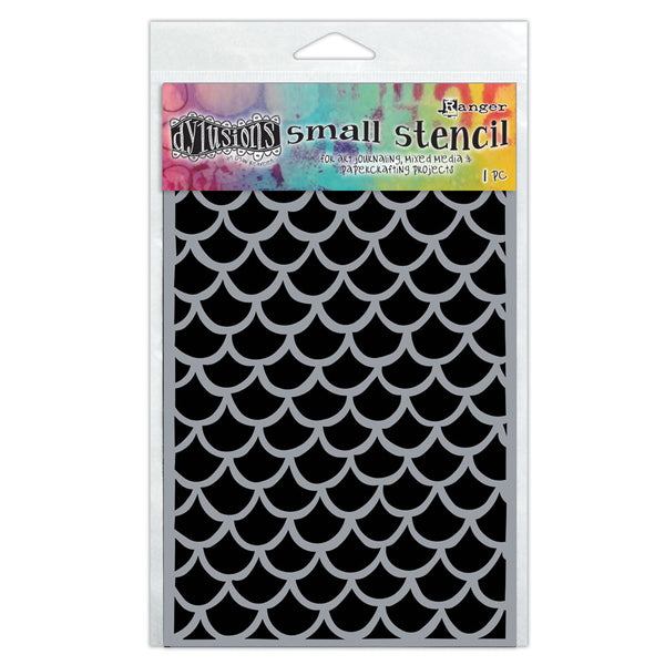 Ranger Dylusions Small 5x8 INCH Fishtails Stencil