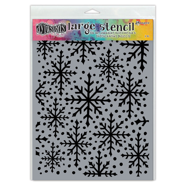 Ranger Dylusions Snowflake Stencils#Size_9X12 INCH