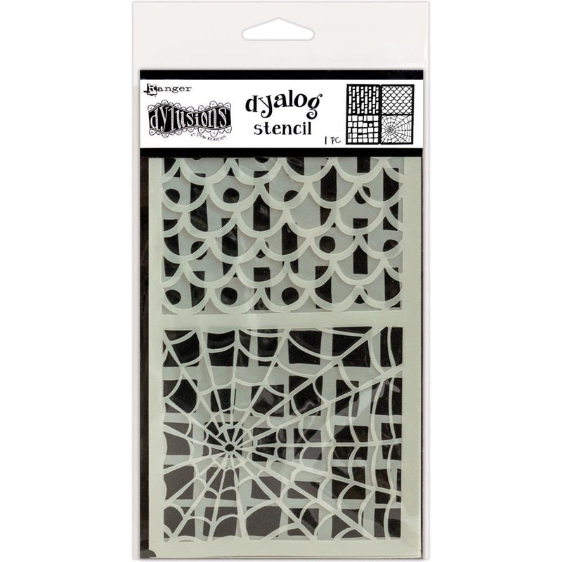 Ranger Dylusions Dyalog 9.25x8.25 INCH Stencil Sets Stencil It Too