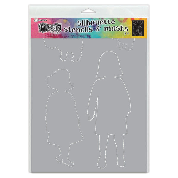 Ranger Dylusions Dyalog Silhouette Stencil Edith