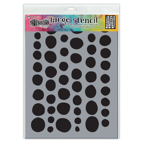 Ranger Dylusions Coins Stencils#Size_9X12 INCH