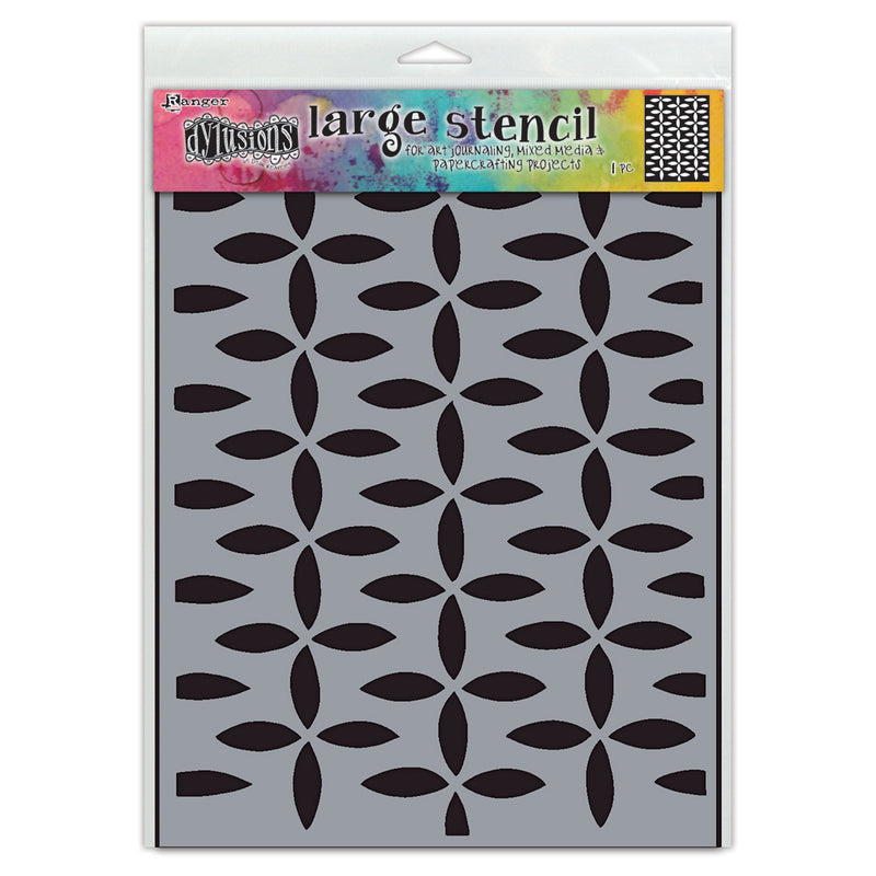 Ranger Dylusions Retro Grid Stencils