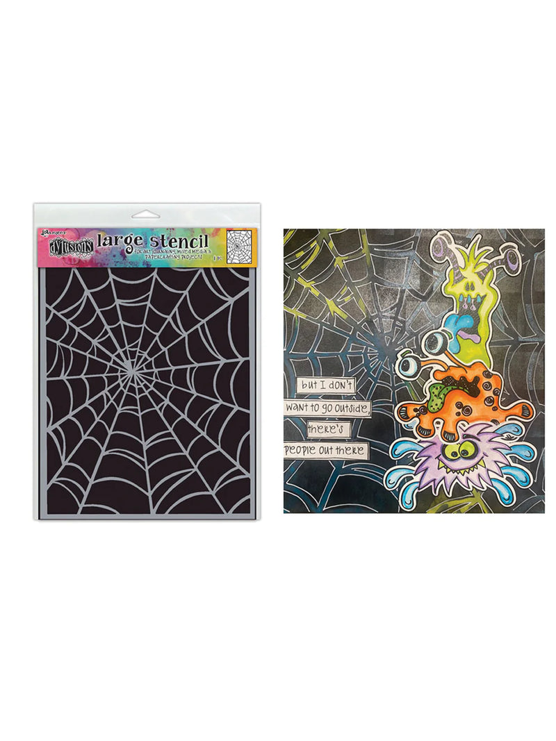 Ranger Dylusions Webs Stencils