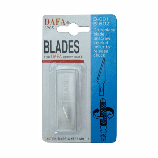 Dafa B-602 Hobby Knife 5 Piece Replacement Blades