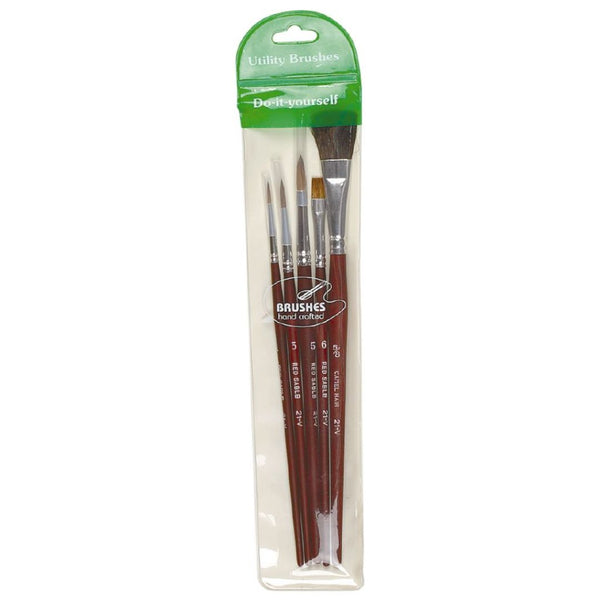 Das 21 V Brush Set Assorted - Pack Of 5