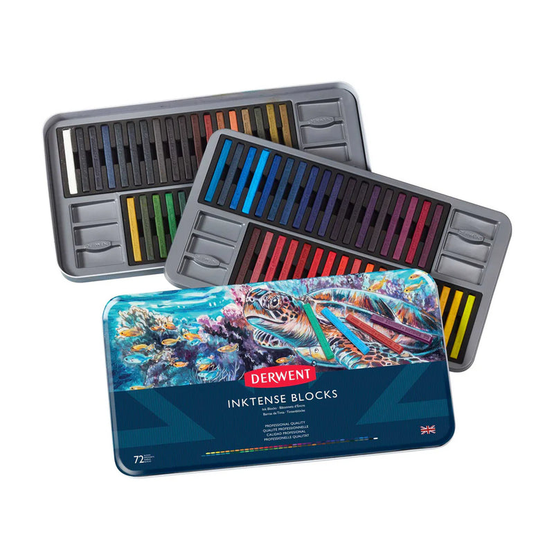 Derwent Inktense Blocks Tin Set of 72