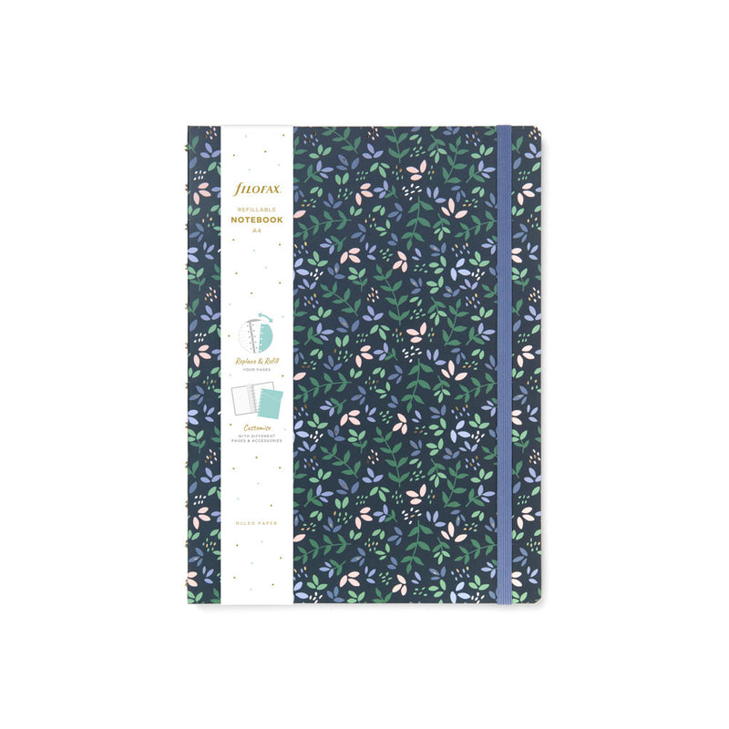 Filofax Garden A4 Dusk Notebook