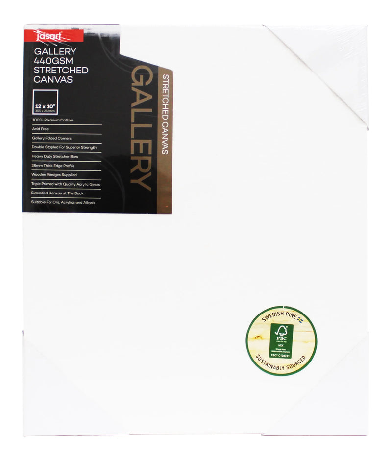 Jasart Gallery 1.5 Inch Thick Edge Canvases Pack of 6