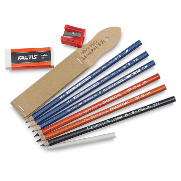 General's Sketchmate Drawing Kit Set of 10