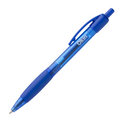 Okin Ballpoint Retractable Pen With Grip Medium - Pack Of 10#Colour_BLUE