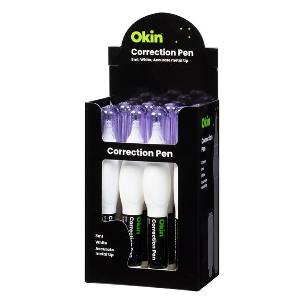 Okin Correction Pen 8ml - Pack Of 12