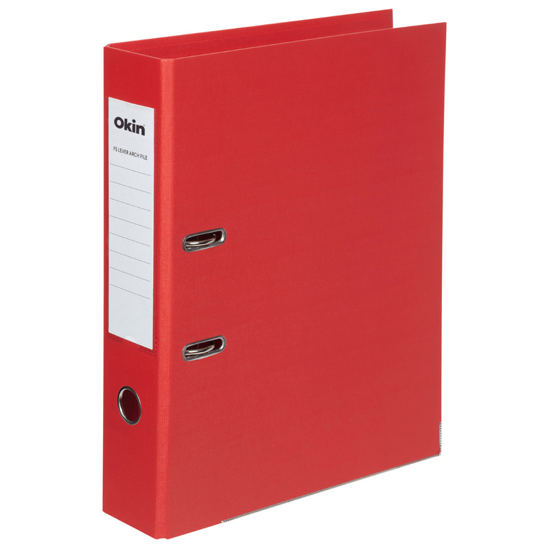 Icon Lever Arch File Foolscap Linen